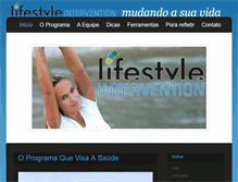 Tablet Screenshot of lifestyleintervention.com